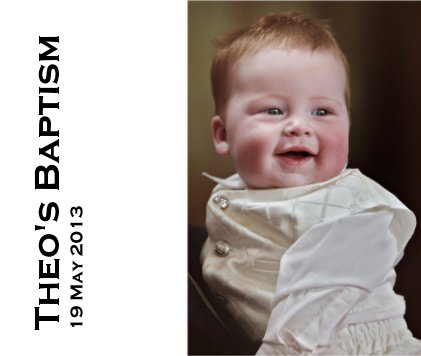 Theo's Baptism 19 May 2013 book cover