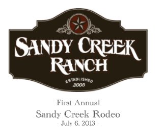 Sandy Creek Rodeo book cover