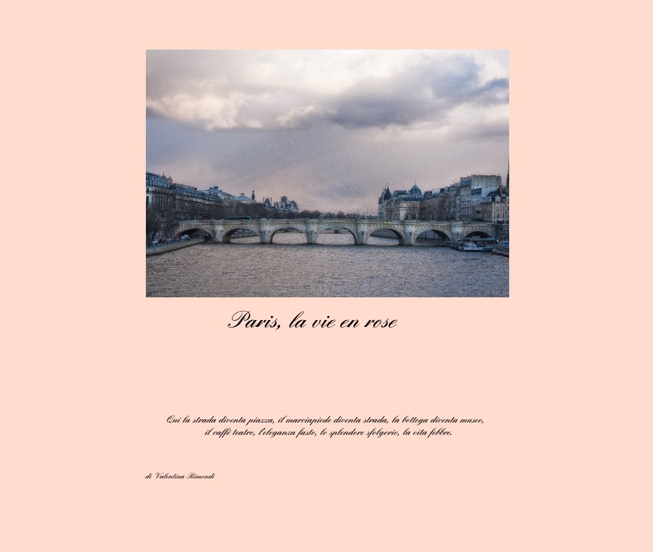 View Paris, la vie en rose by di Valentina Rimondi