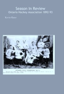 Season In Review
Ontario Hockey Association 1892-93 book cover