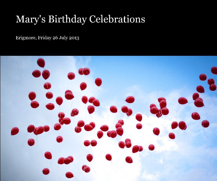 Mary's Birthday Celebrations nach Picfalkirk anzeigen
