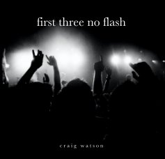 first three no flash book cover