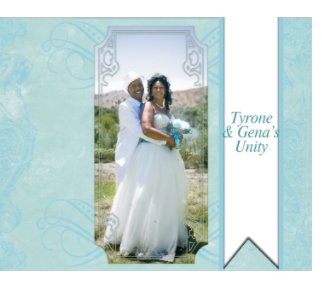 Tyrone and Genas wedding book book cover