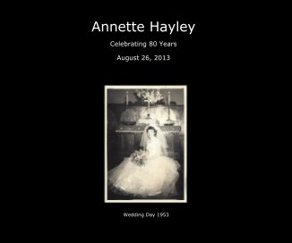 Annette Hayley book cover