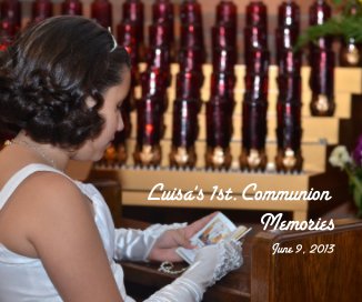 First Communion book cover