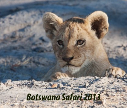 Botswana Safari 2013 book cover
