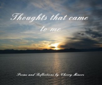 Thoughts that came to me book cover