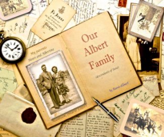 History of our Albert family - 10"x8" Regular landscape format book cover
