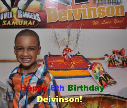 Happy 6th Birthday Deivinson! book cover