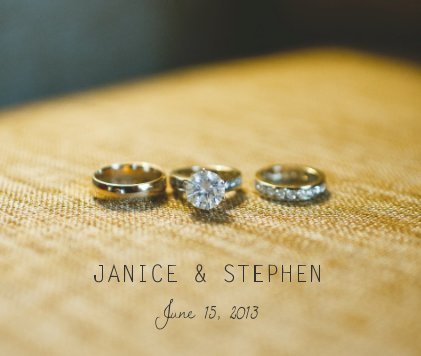 (LARGE copy) Janice and Stephen's Wedding book cover