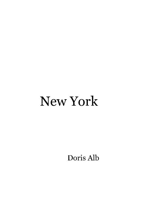 View New York by Doris Alb