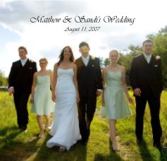 Matthew & Sandi's Wedding book cover