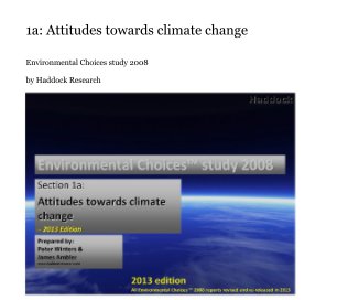 1a: Attitudes towards climate change book cover