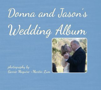 Donna and Jason - Wedding book cover