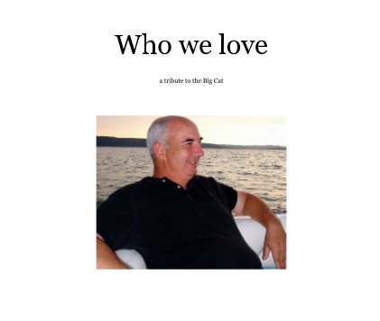 Who we love book cover