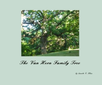 The Van Horn Family Tree book cover