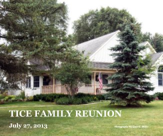TICE FAMILY REUNION book cover