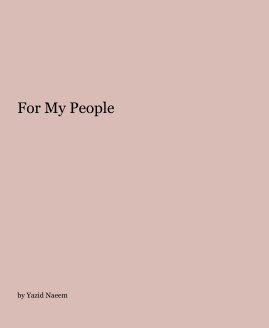 For My People book cover