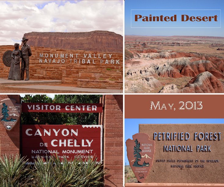 Visualizza Monument Valley, Canyon de Chelly, Painted Desert, Petrified Forest di Robert Koblewski