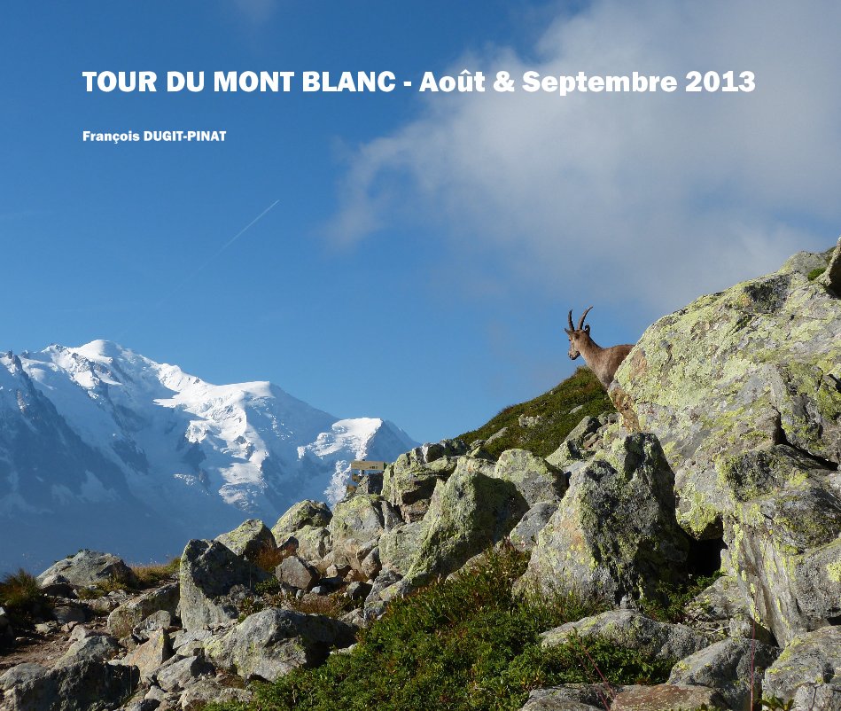 View TOUR DU MONT BLANC - Août & Septembre 2013 by François DUGIT-PINAT