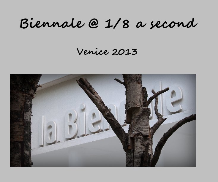 View Biennale @ 1/8 a second by Christoph Mueller