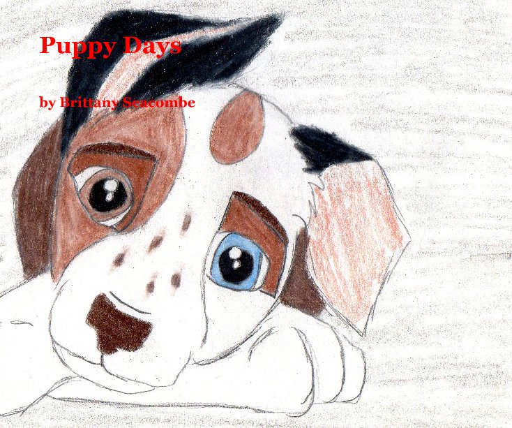 View Puppy Days (10x8in,25x20cm) by Brittany Seacombe