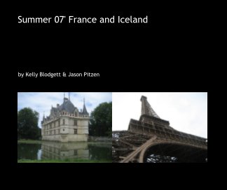 Summer 07' France and Iceland book cover