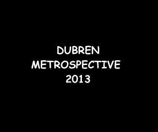 DUBREN METROSPECTIVE 2013 book cover