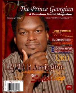Lavar Arrington - The Prince Georgian November 2008 book cover
