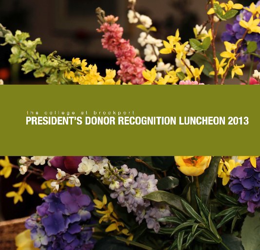 College at Brockport Donor Recognition 2013 nach HuthPhoto & Wild Idea Design anzeigen