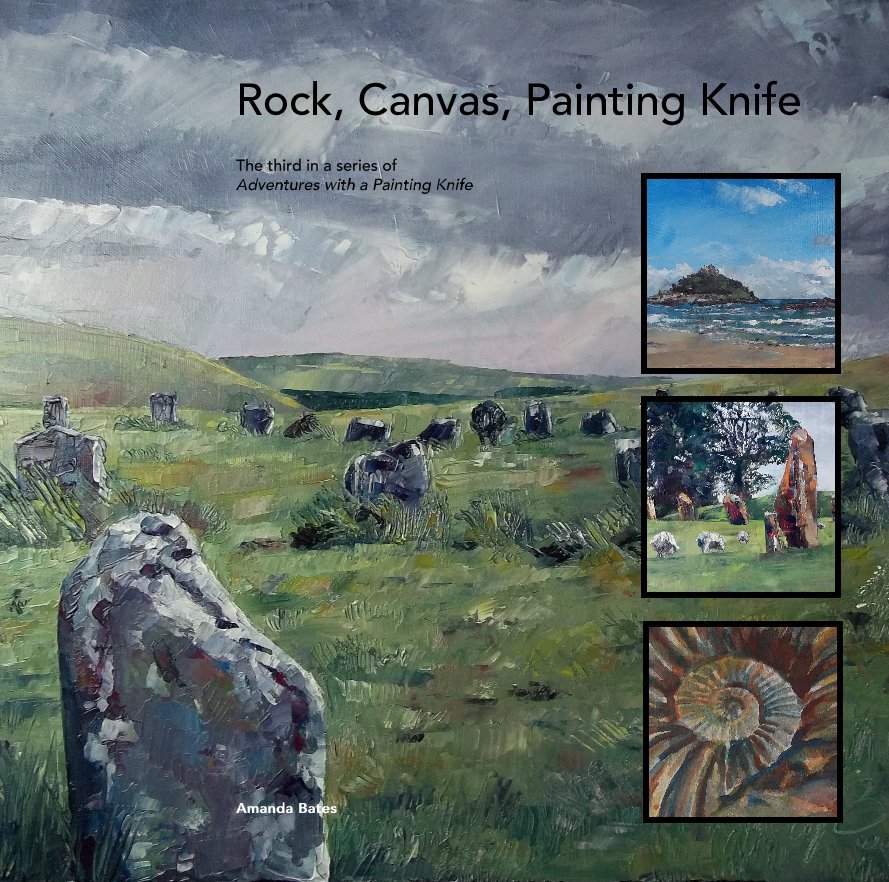 View Rock, Canvas, Painting Knife (Large Format) by Amanda Bates