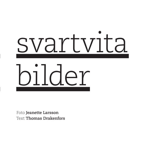 View svartvitabilder paperback by Kalmnäs formgivning