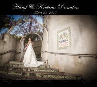 Wedding of Hanif and Kristina Ramdon - ProLine paper book cover