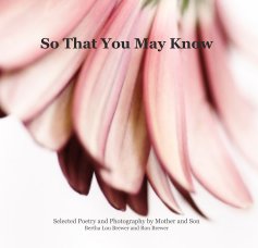 So That You May Know book cover