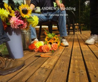 SARAH and ANDREW's Wedding book cover