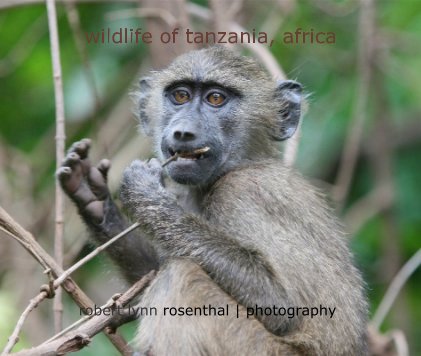 wildlife of tanzania, africa book cover