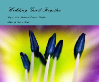 Wedding Guest Register book cover