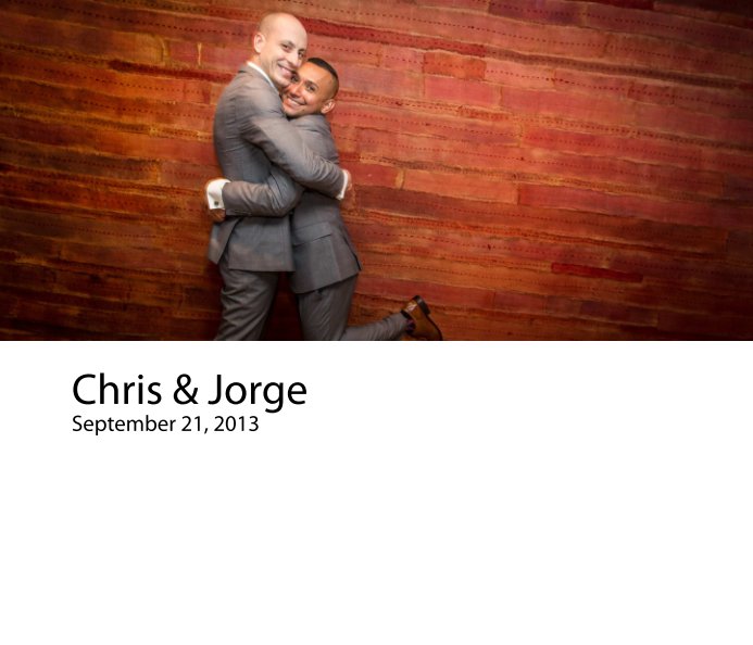 View 2013-09 WED Chris & Jorge by Denis Largeron Photographie