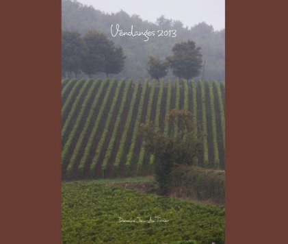Vendanges 2013 book cover