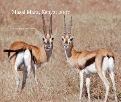 Masai Mara, Kenya: 2007 book cover