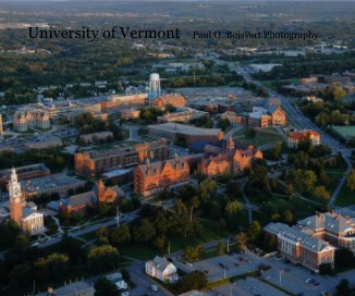 University of Vermont Paul O. Boisvert Photography book cover