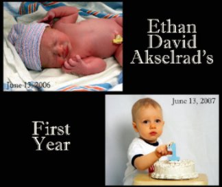 Ethan David Akselrad's 1st Year book cover