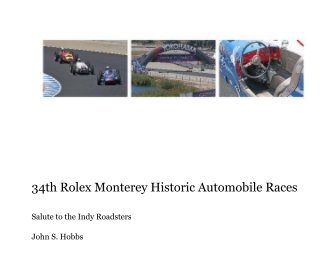 34th Rolex Monterey Historic Automobile Races book cover