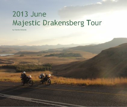 2013 June Majestic Drakensberg Tour book cover