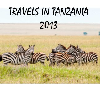 Travels in Tanzania 2013 book cover