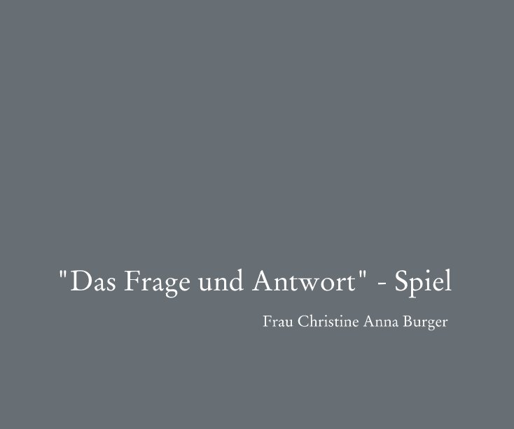 Ver Christine Anna Burger por Pia Schopfhauser, Carina Peischl