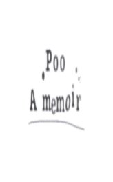 Poo - A memoir book cover