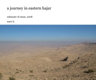 a journey in eastern hajar book cover