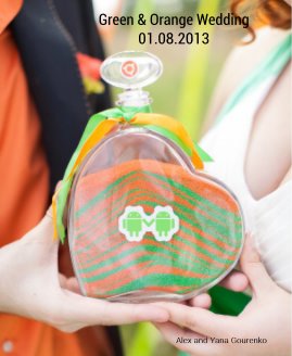 Green & Orange Android Wedding 01.08.2013 book cover