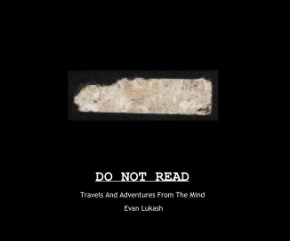 DO NOT READ book cover